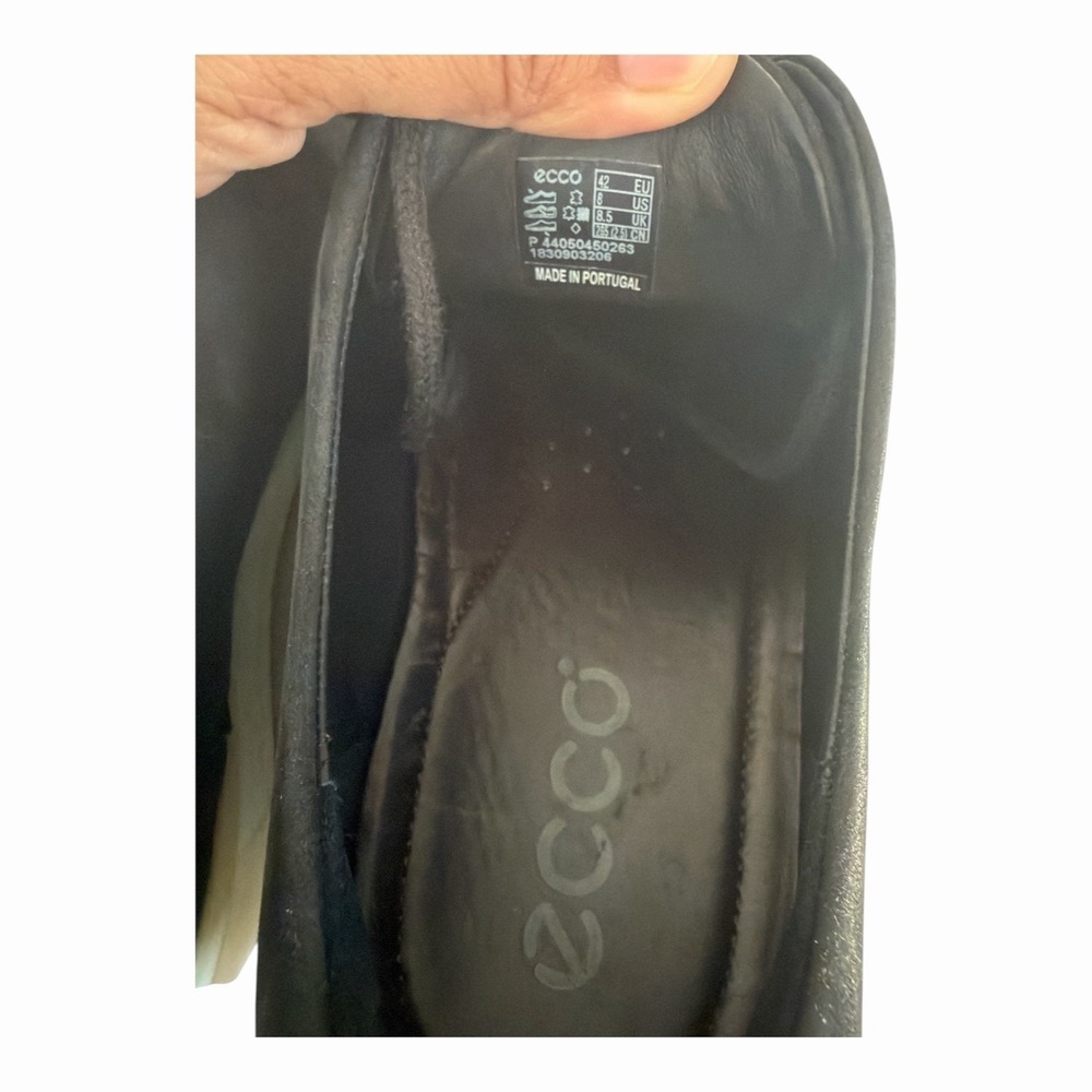 ECCO Soft 8 LX Men's Black Suede Leather Casual Comfort Sneaker Shoes Size 42 - Picture 9 of 11